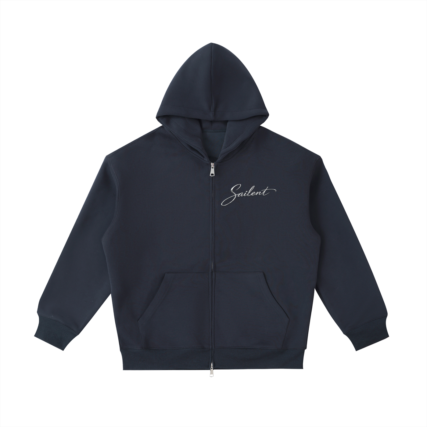 Navy Midnight Zip Hoodie